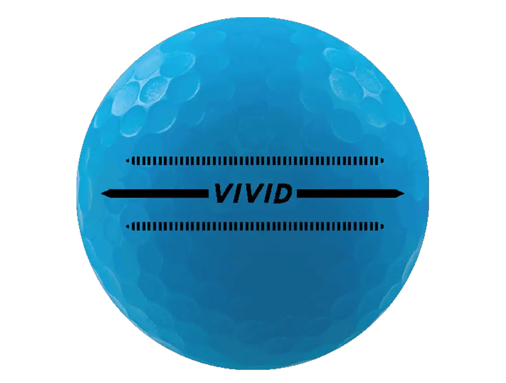Vivid Golf Ball Blue