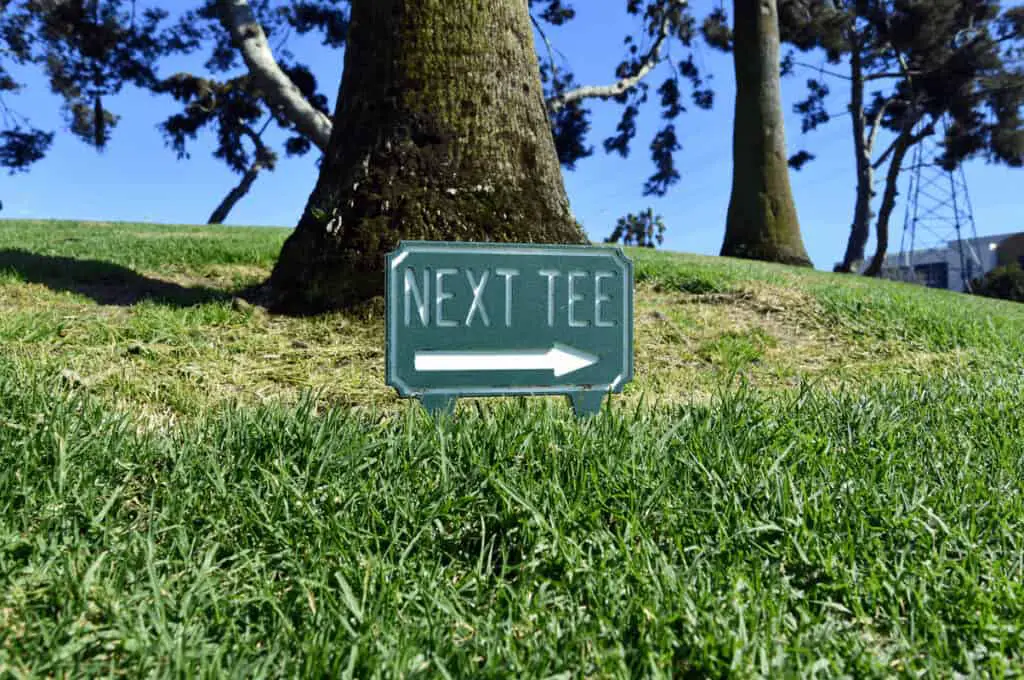 Next Tee Sign