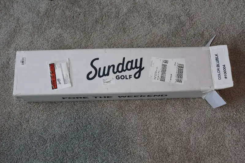 Sunday Golf Bag Box 