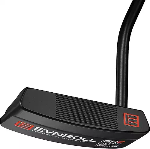 Evnroll ER2 MidBlade Black Single Bend Putter