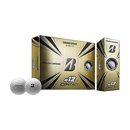 Bridgestone Golf e12 Contact Golf Balls, White