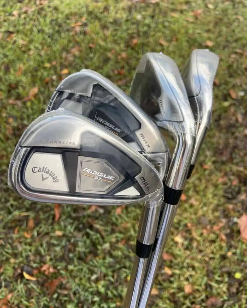 Callaway Rogue ST Max Irons Against Grass