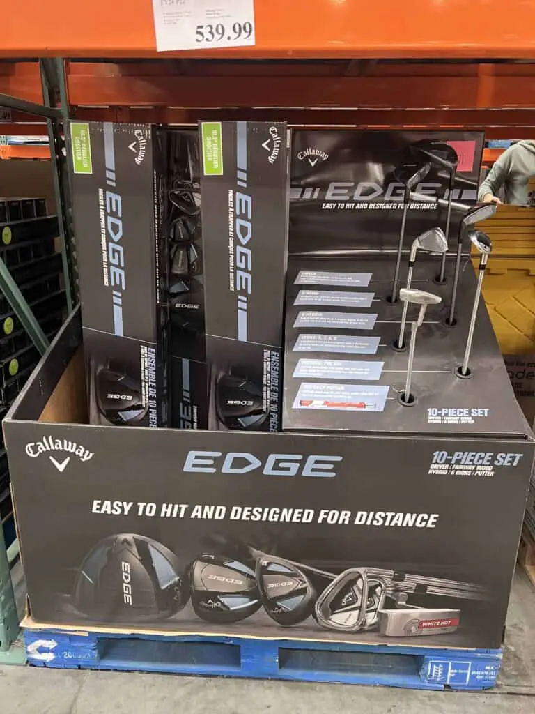 Callaway Edge Golf Clubs on Display in Store 